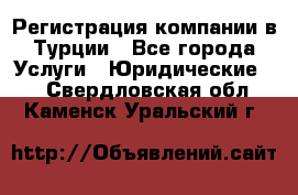 Регистрация компании в Турции - Все города Услуги » Юридические   . Свердловская обл.,Каменск-Уральский г.